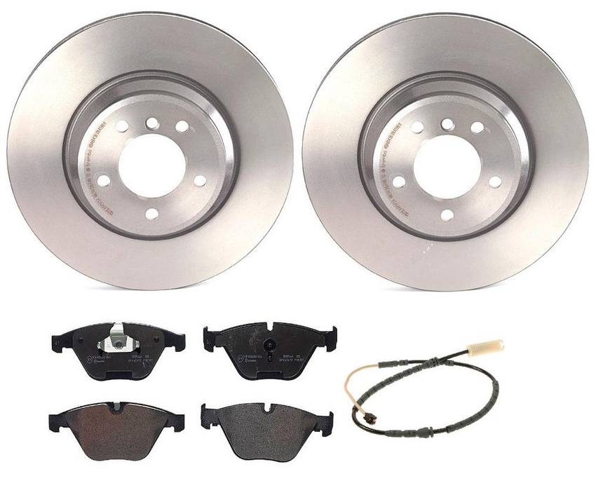 Brembo Brake Pads and Rotors Kit - Front (348mm) (Low-Met)